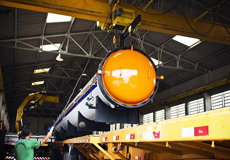 Autoclave para tratamento de madeira